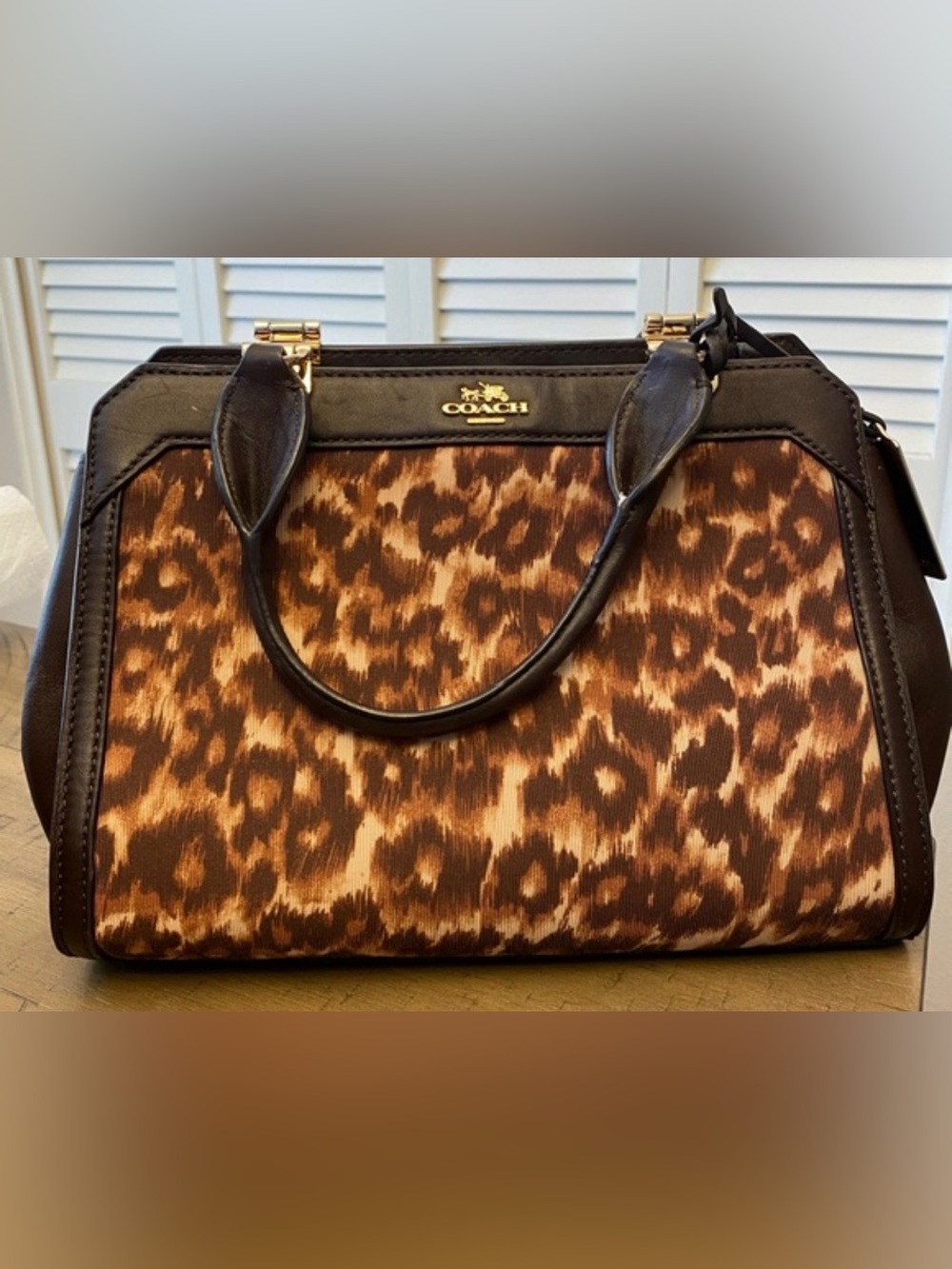 COACH Madison Mini Lexington Carryall missing straps and mini tag